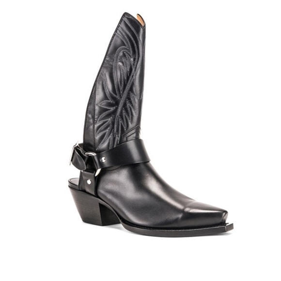 R13 TALL HALF HARNESS COWBOY BOOT IN BLACK SIZE 38, 8 Offers Accepted - Picture 17 of 17